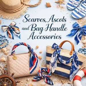 Scarves, Ascots and Bag Handle Accessories